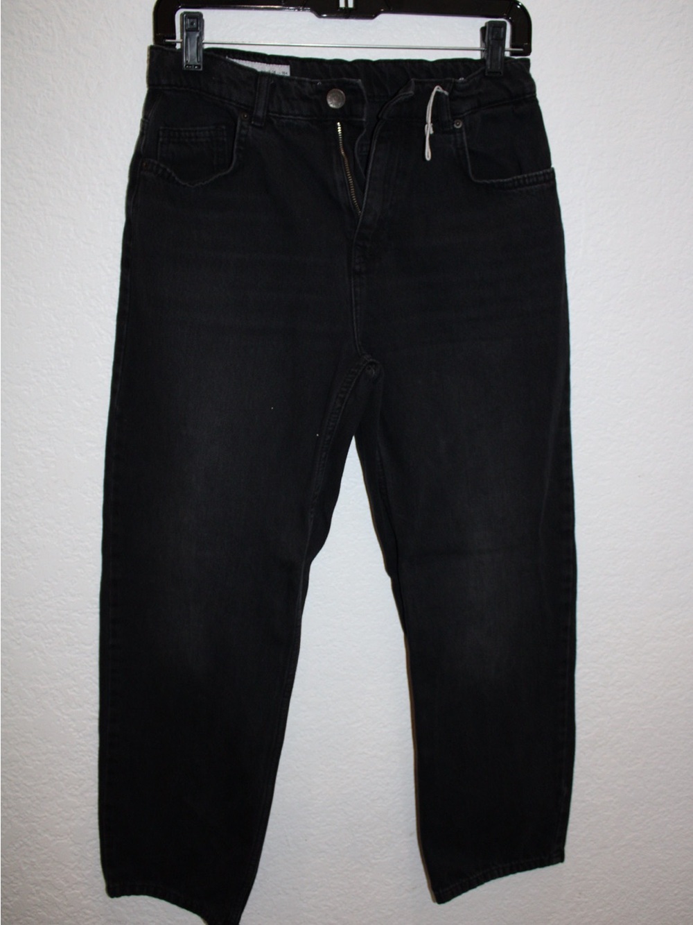 Zara Kids Black Relaxed Jeans – Size 13–14 Years / 164 cm